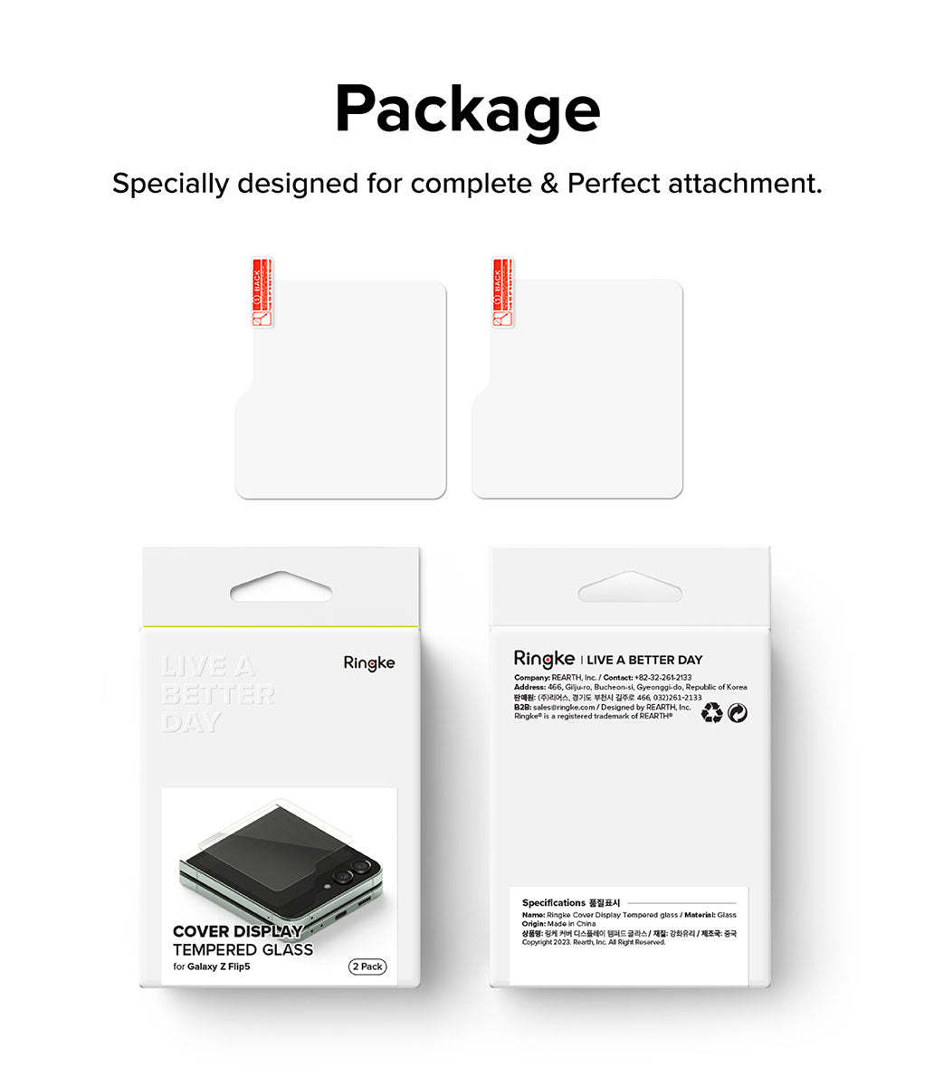 Vidrio Display Ringke Galaxy Z Flip6 / Z Flip 5 (Contiene 2 Unidades) - Ringke - Protector de pantalla7 - 8 - 8 / GRAPGGZFLIP5Dastore