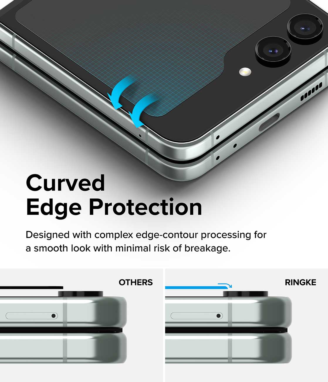 Vidrio Display Ringke Galaxy Z Flip6 / Z Flip 5 (Contiene 2 Unidades) - Ringke - Protector de pantalla7 - 8 - 8 / GRAPGGZFLIP5Dastore