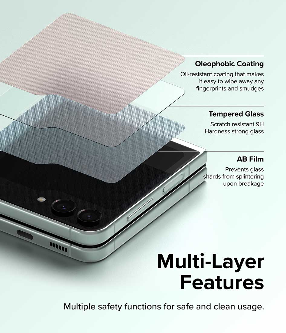 Vidrio Display Ringke Galaxy Z Flip6 / Z Flip 5 (Contiene 2 Unidades) - Ringke - Protector de pantalla7 - 8 - 8 / GRAPGGZFLIP5Dastore