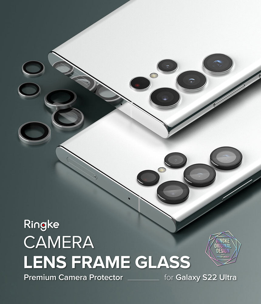 Vidrio Lente Frame Ringke Galaxy S22 Ultra - Ringke - Protector de cámara6 - 7 - 8 / GRCLFGGS22U - BDastore