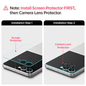 Protector de pantalla Spigen EZ FIT GLAS.tR Galaxy Z Flip 7 (2 UND)