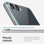 Protector de pantalla Spigen EZ FIT GLAS.tR Galaxy Z Flip 7 (2 UND)