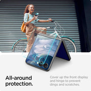 Protector de pantalla Spigen EZ FIT GLAS.tR Galaxy Z Flip 7 (2 UND)