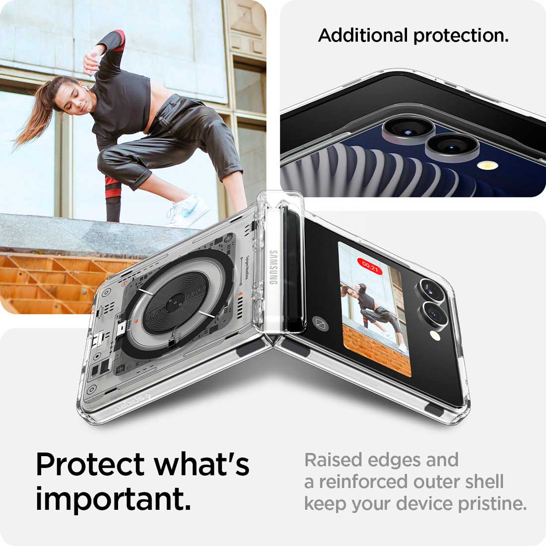 Case Spigen Ultra Hybrid Pro Neo One Galaxy Z Flip 7 (MagSafe)