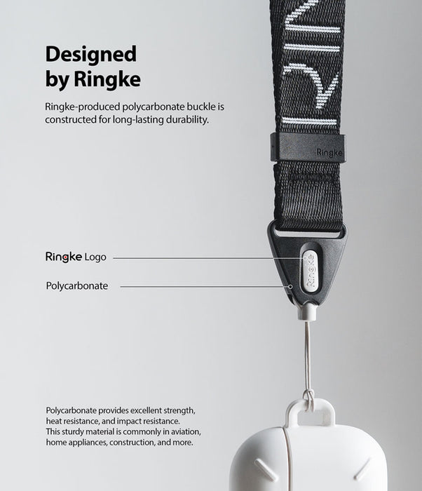 Correa Ringke Shoulder Strap - Lettering Black