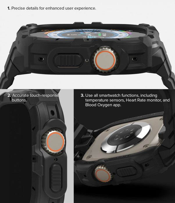 Case Ringke Fusion X Guard Apple Watch Ultra 2 / 1 - 49mm (Case + correa)