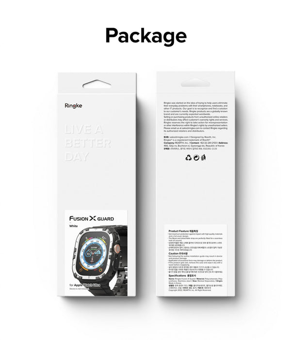 Case Ringke Fusion X Guard Apple Watch Ultra 2 / 1 - 49mm (Case + correa)