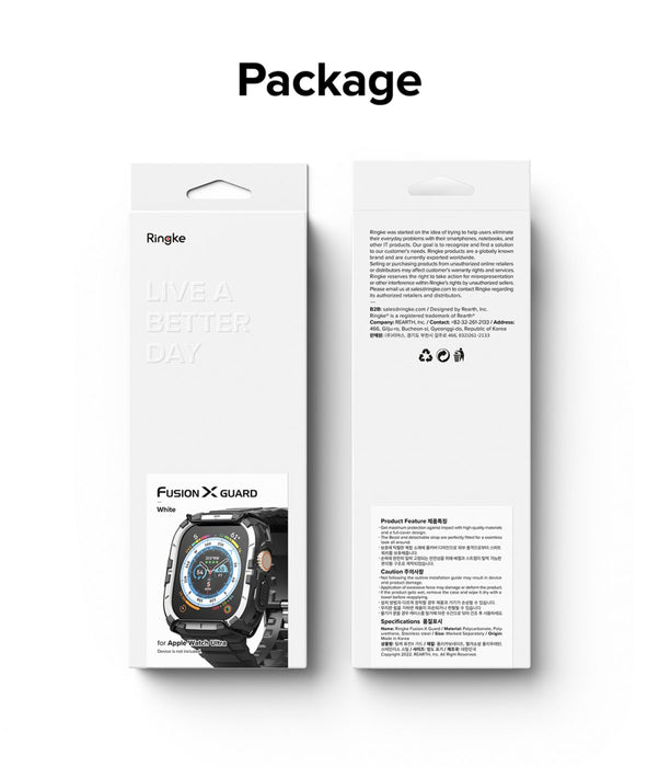 Case Ringke Fusion X Guard + Wire Apple Watch Ultra 2 / 1 - 49mm (Case + correa)
