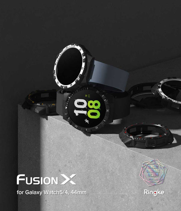 Case Ringke Fusion X Galaxy Watch 5 / 4 (44mm) - Black / Yellow Index