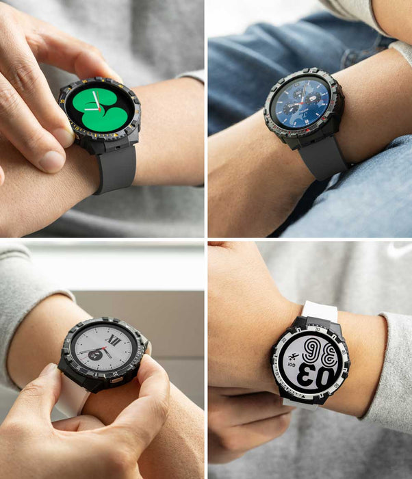 Case Ringke Fusion X Galaxy Watch 5 / 4 (44mm) - Black / Yellow Index