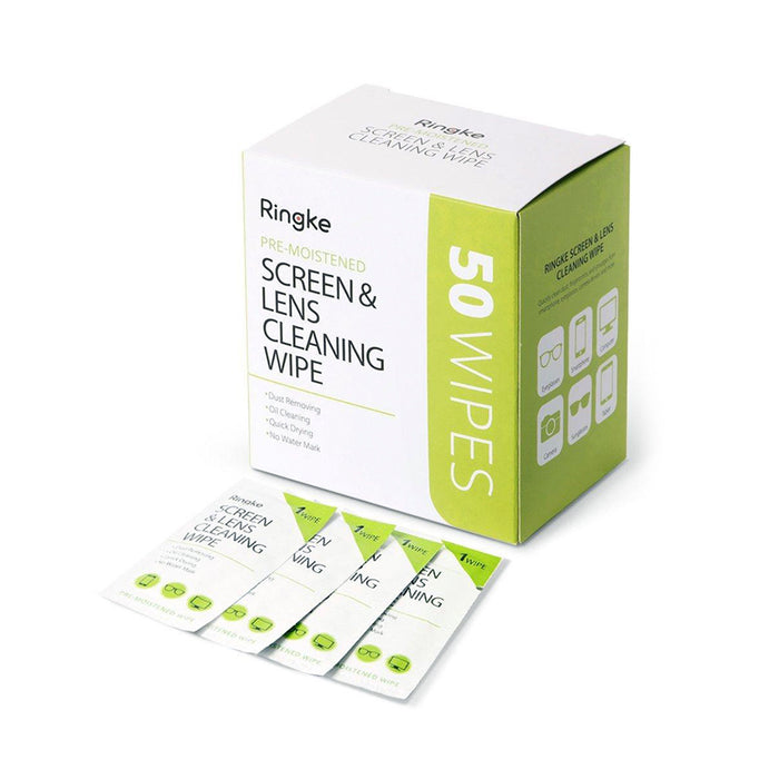 Ringke Toallitas de Limpieza Screen & Lens Cleaner Wipe (50 UND)