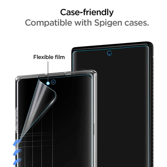 Mica de goma Spigen NeoFlex Galaxy Note 10 Plus (Contiene 2 und)