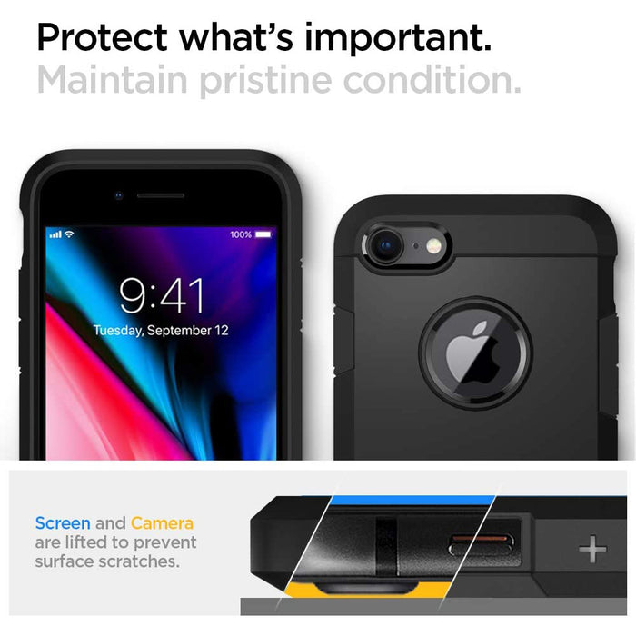 Case Spigen Tough Armor iPhone 8 / 7 - Black