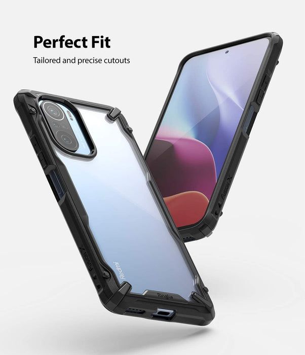Case Ringke Fusion X Xiaomi Poco F3 / Mi 11i - Black — Dastore