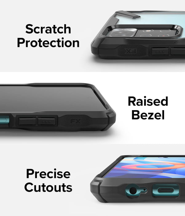 Case Ringke Fusion X Xiaomi Poco M4 Pro 5G / Note 11T 5G - Black