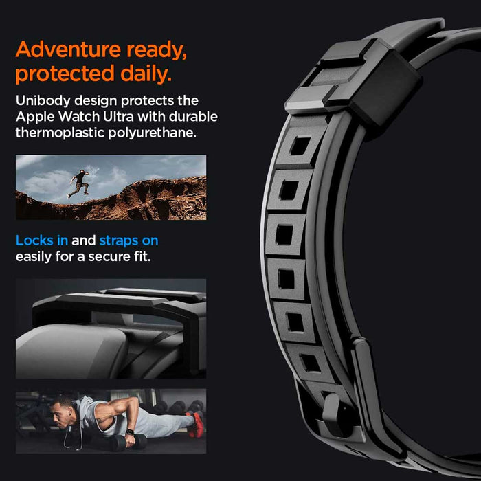 Spigen Rugged Armor Pro Apple Watch Ultra 2 / 1 (Case + correa) 49mm
