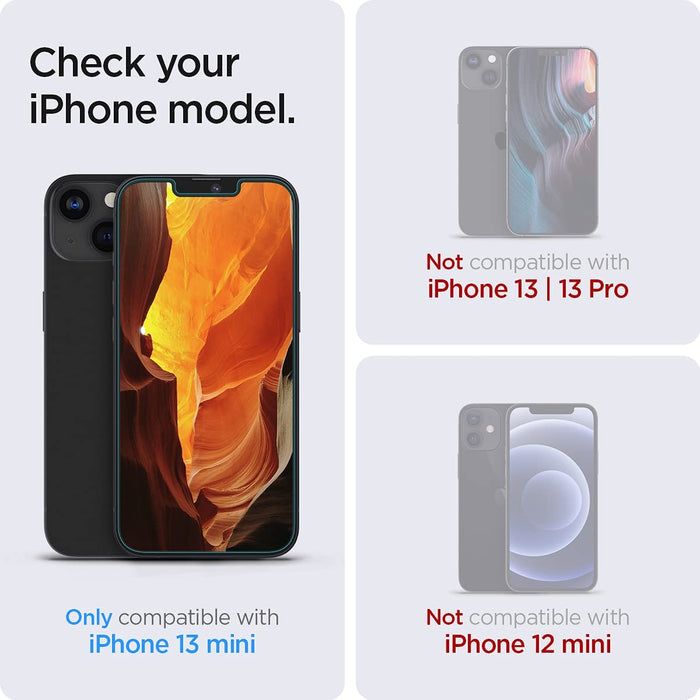 Spigen EZ FIT GLAS.tR SLIM iPhone 13 Mini (2 UND)