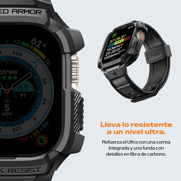 Spigen Rugged Armor Pro Apple Watch Ultra (Case + correa) 49mm