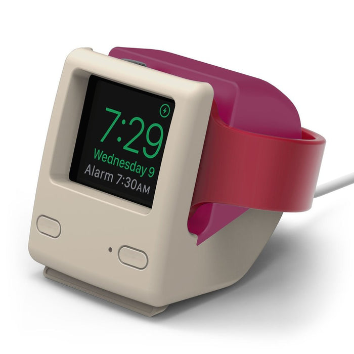 Soporte Genérico de Carga W4 Apple Watch (Aqua Pink)