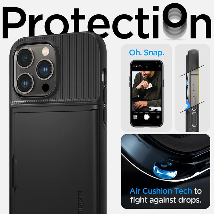 Case Spigen Slim Armor CS iPhone 14 Pro - Black
