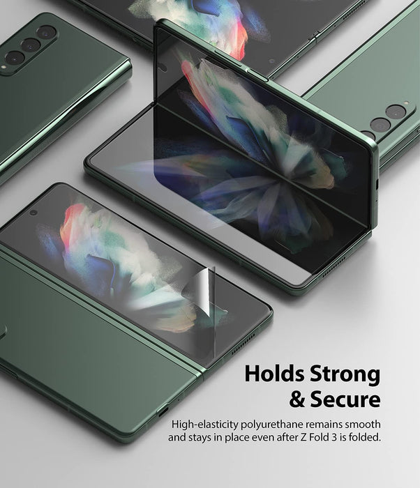 Mica de goma Galaxy Z Fold 3 (Exterior + Interior)