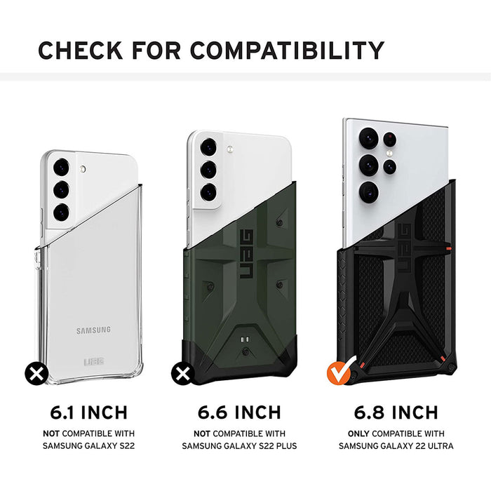 Case UAG Pathfinder Galaxy S22 Ultra - Black