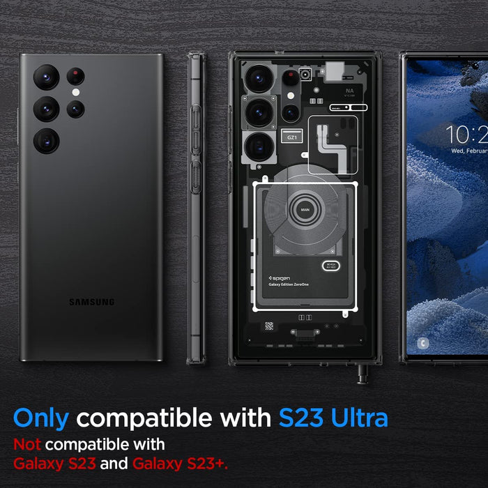 Premium Case Galaxy S23 Ultra - Spigen Ultra Hybrid Zero One — Dastore