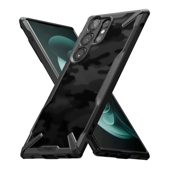 Case Ringke Fusion-X Design Galaxy S23 Ultra - Camo Black