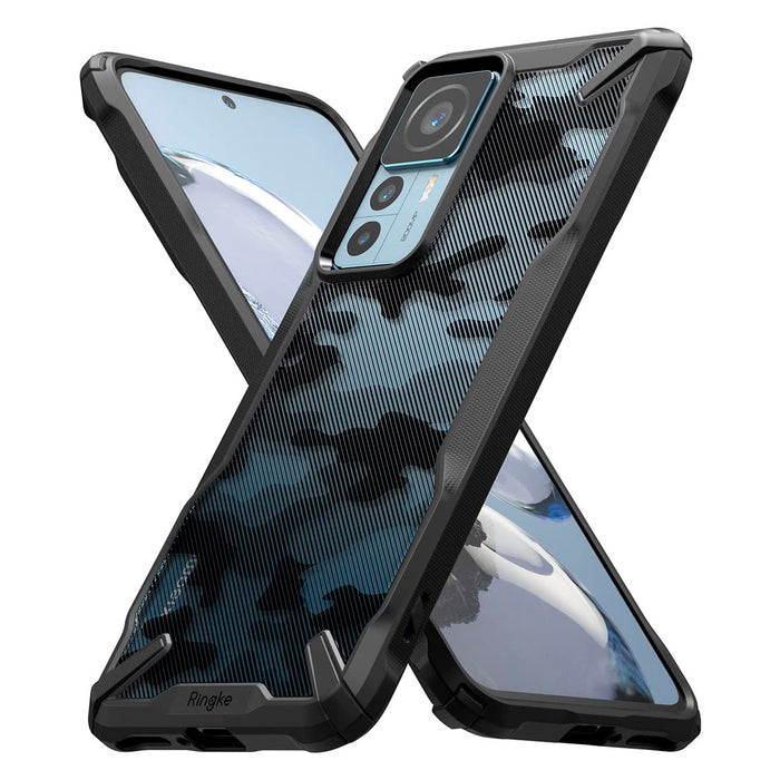 Case Ringke Fusion-X Design Xiaomi 12T / 12T Pro - Camo Black