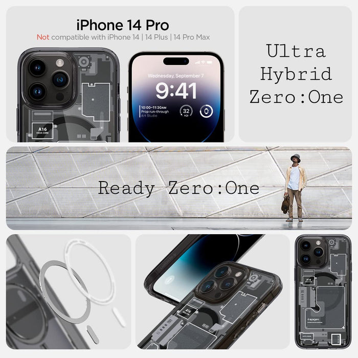 Case Spigen Ultra Hybrid Mag iPhone 14 Pro (MAGSAFE) - Zero One