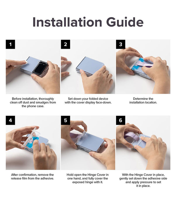 Sujetador Ringke Hinge para Galaxy Z Flip 4 / Z Flip 3 - Purple