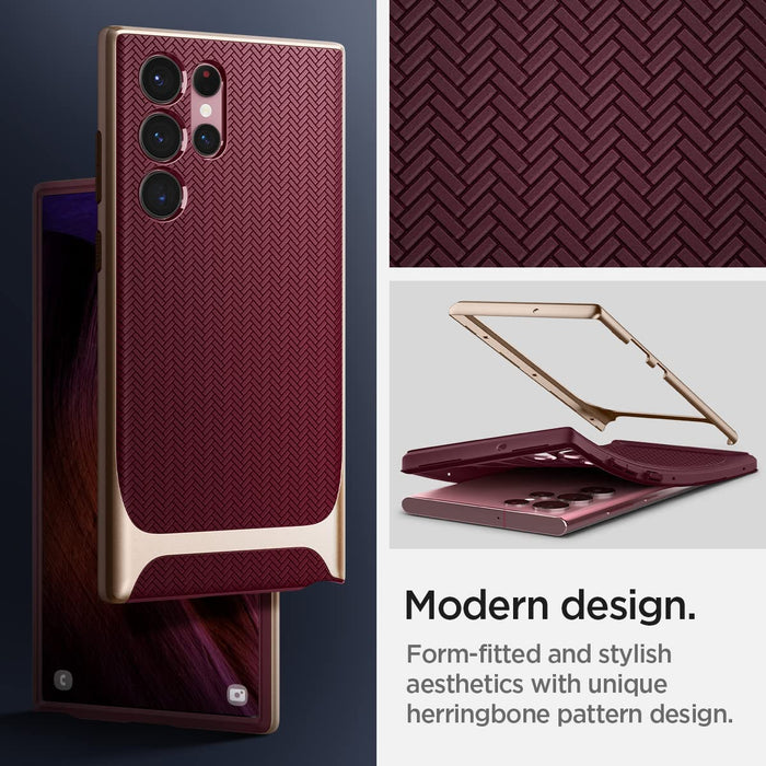 Case Spigen Neo Hybrid Galaxy S22 Ultra - Burgundy