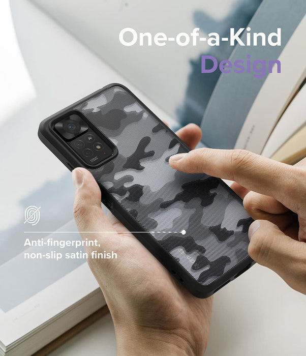 Case Ringke Fusion Xiaomi Redmi Note 11 Pro / Pro 5G  / Plus 5G / 11E Pro - Matte Camo Black