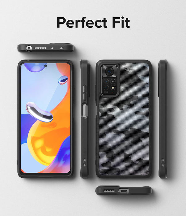 Case Ringke Fusion Xiaomi Redmi Note 11 Pro / Pro 5G  / Plus 5G / 11E Pro - Matte Camo Black