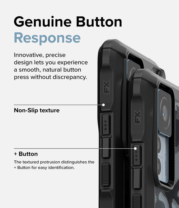 Case Ringke Fusion-X Design Xiaomi 12T / 12T Pro - Camo Black