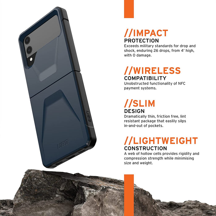 Case UAG Civilian Galaxy Z Flip 3 - Mallard