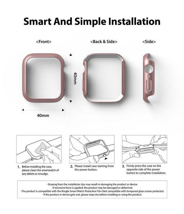 Case Ringke Slim Apple Watch 40MM (2 PACK)