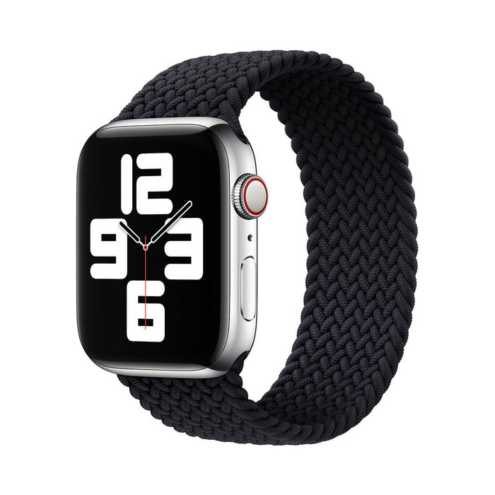 Correa Generic Braided Solo Loop Apple Watch (45mm / 44mm) - Charcoal (OUTLET - L)