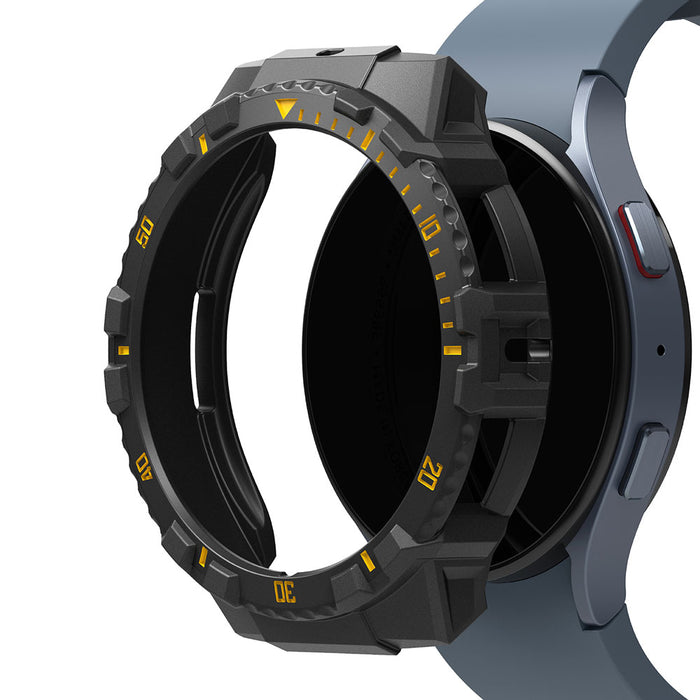 Case Ringke Fusion X Galaxy Watch 5 / 4 (44mm) - Black / Yellow Index