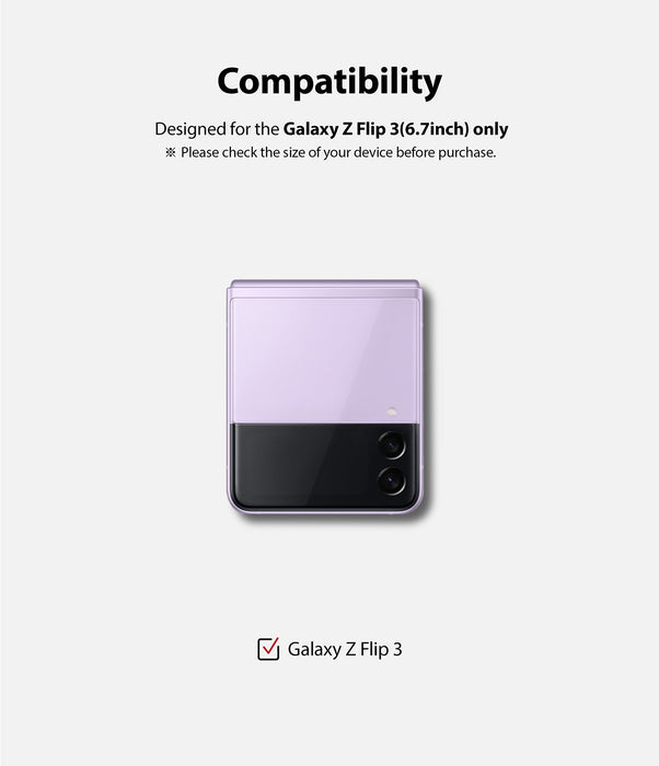 Mica de goma Ringke Galaxy Z Flip 3 (Contiene 2 Unidades)