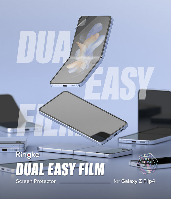 Mica de goma Ringke Galaxy Z Flip 4 (Contiene 2 Unidades)