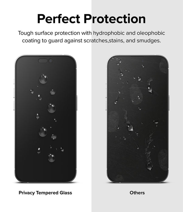 Protector de Pantalla Vidrio Ringke Anti-espía iPhone 14 Pro Max