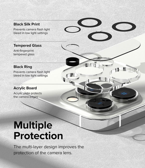 Protector de Cámara Ringke Full Cover Glass iPhone 14 Pro / 14 Pro Max (2 und)