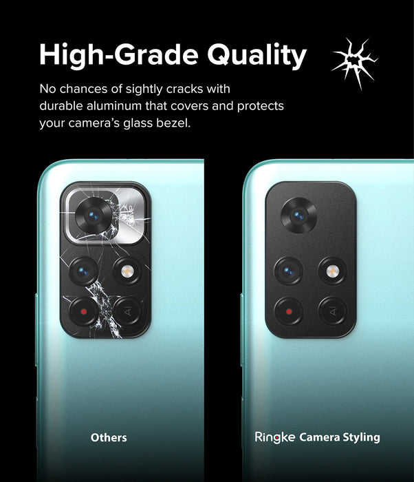 Ringke Camera Styling Xiaomi Poco M4 Pro 5G / Note 11T 5G / Note 11 (Aluminio)