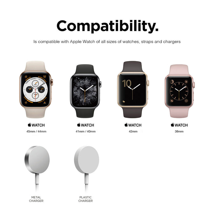 Soporte Genérico de Carga W4 Apple Watch (Aqua Pink)