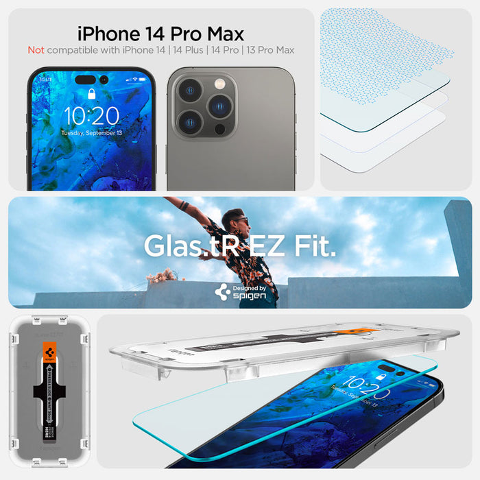 Spigen EZ FIT GLAS.tR SLIM iPhone 14 Pro Max (2 UND)