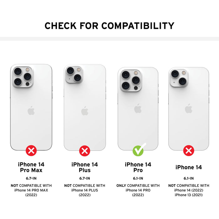 Case UAG Pathfinder iPhone 14 Pro (MagSafe) - White