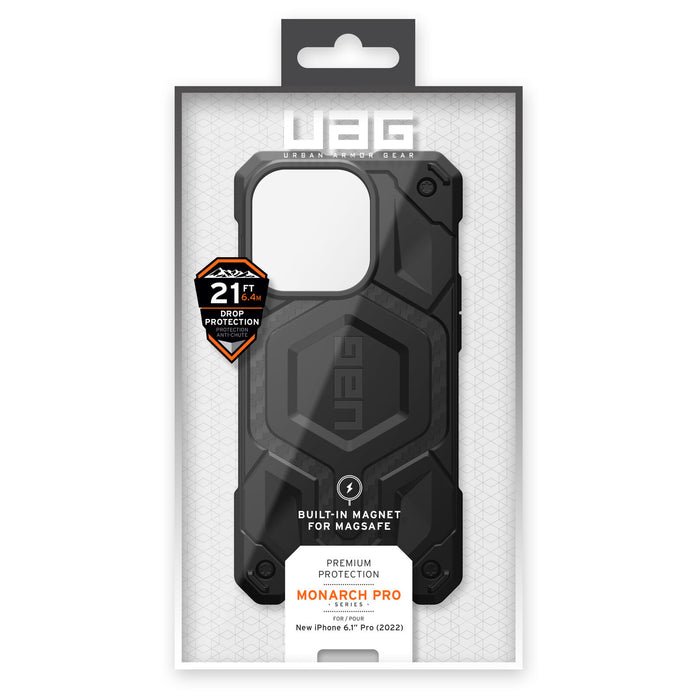 Case UAG Monarch Pro iPhone 14 Pro (Magsafe) - Carbon Fiber