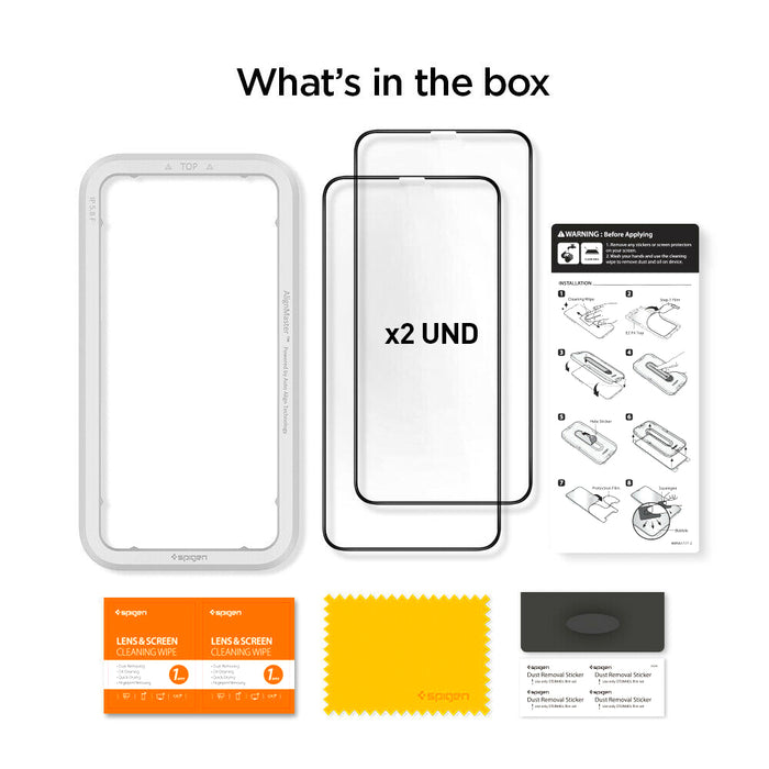 Spigen Glass 3D AlignMaster Iphone 11 Pro (Contiene 2 UND)