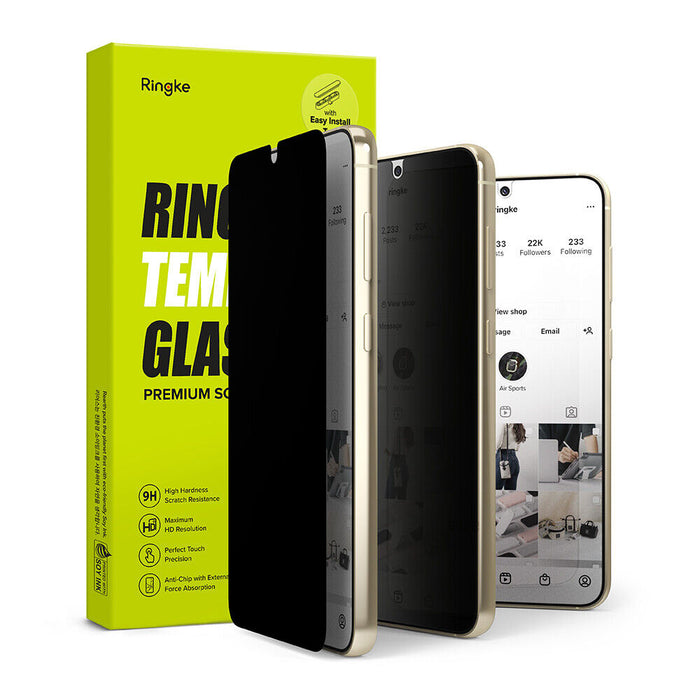 Mica Vidrio Ringke Anti-espía Galaxy S23 Plus (instalador)